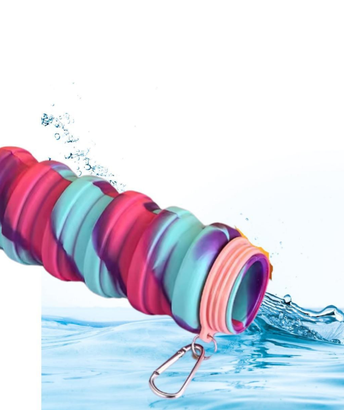 Adjustable Silicone Water Bottle