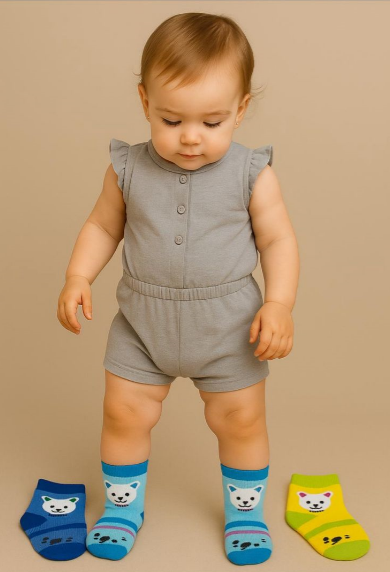 Baby animal socks