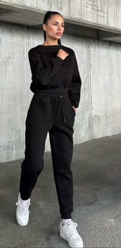 Ladies Crop Tracksuit