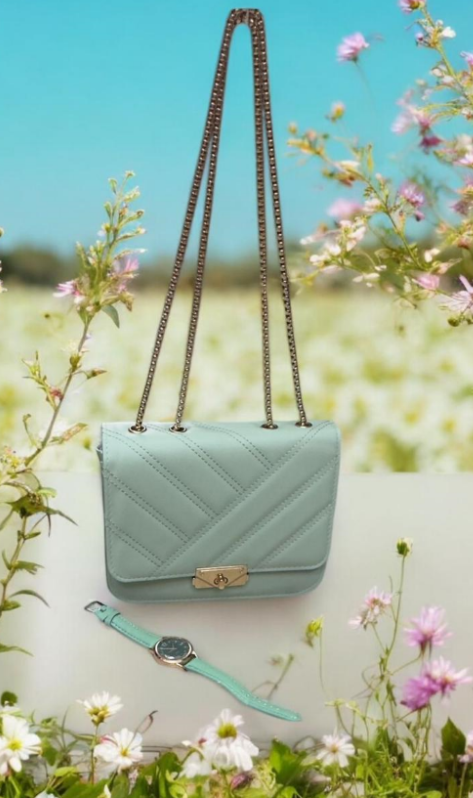 2 Piece Bag And Watch Set