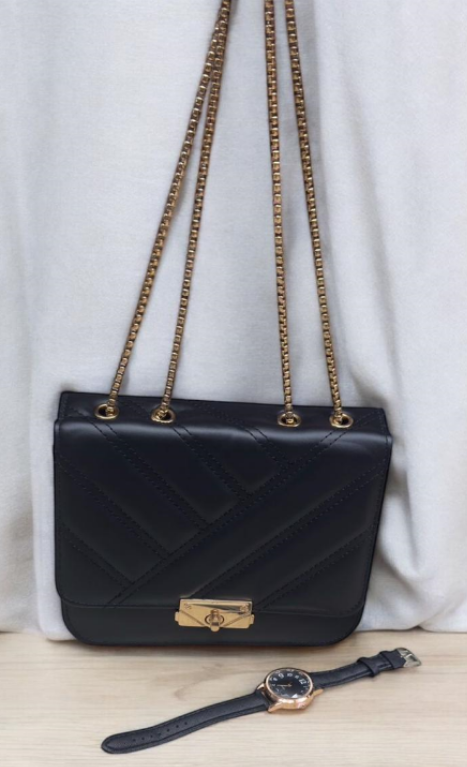 2 Piece Bag And Watch Set