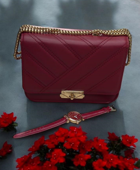 2 Piece Bag And Watch Set