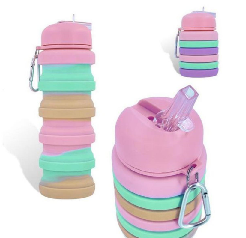 Adjustable Silicone Water Bottle
