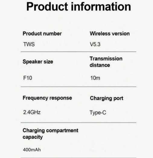 Bluetooth Earbuds with Charging Box