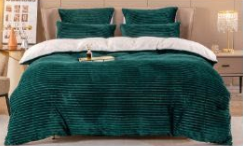 Queen size Corduroy Textured 5 Piece Comforter set