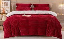 Queen size Corduroy Textured 5 Piece Comforter set