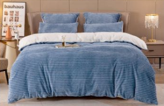 Queen size Corduroy Textured 5 Piece Comforter set