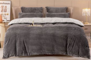 Queen size Corduroy Textured 5 Piece Comforter set