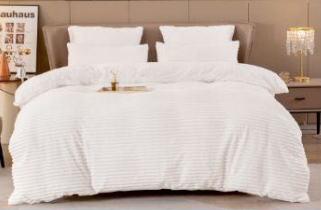 Queen size Corduroy Textured 5 Piece Comforter set