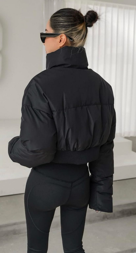 Cropped Puffer Jacket