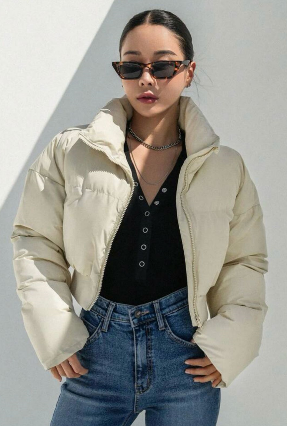 Cropped Puffer Jacket