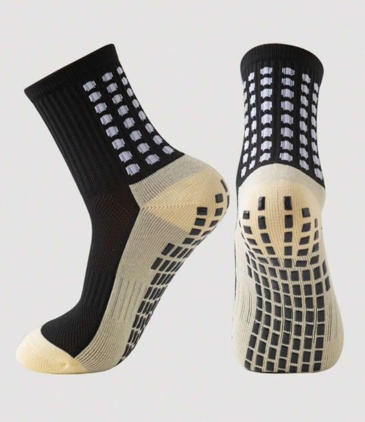 Men's Sports Style Non-Slip Socks 12 Pack