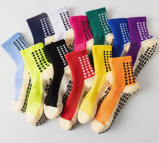 Men's Sports Style Non-Slip Socks 12 Pack