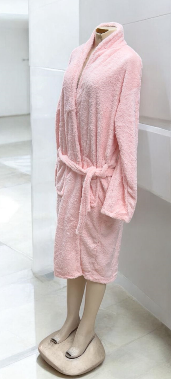 One-Size-Fits-Most Plush Bathrobe