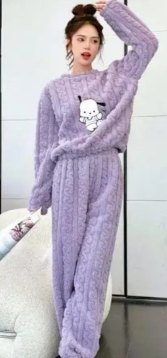 Plush Puppy Pajama set