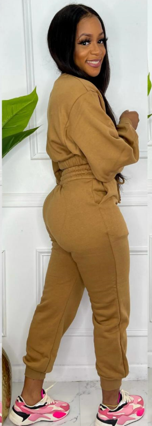 Ladies Crop Tracksuit