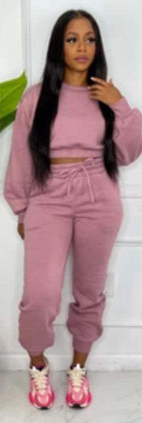 Ladies Crop Tracksuit